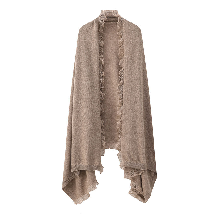 Cashmere Tippet Scarf, Brown