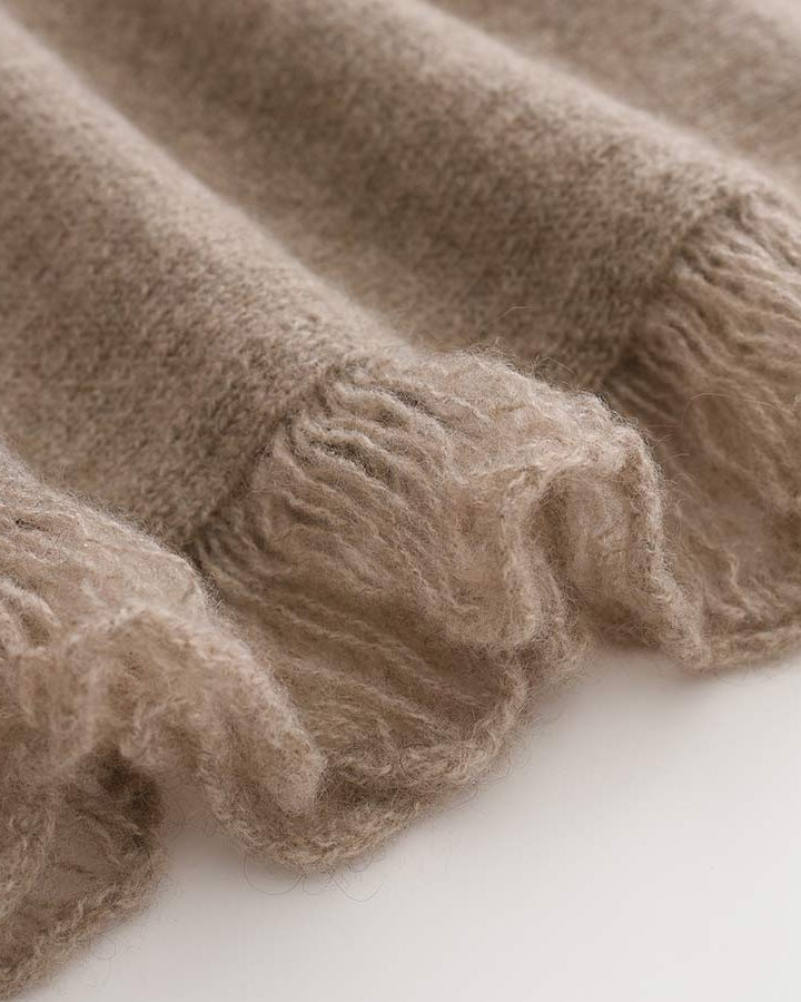 Cashmere Tippet Scarf, Brown