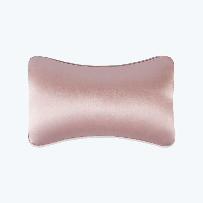 Silk Car Headrest Neck Pillow, Pink