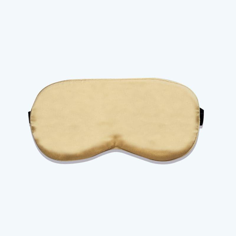 Ice Compress Silk Eye Mask Adjustable, Gold
