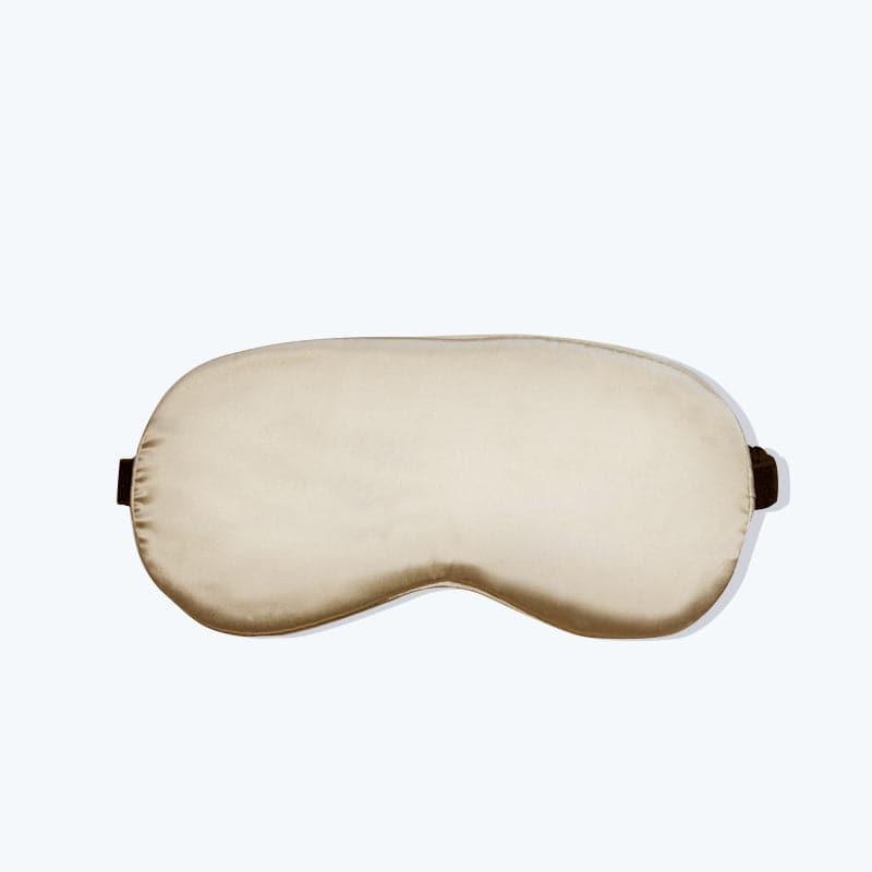Ice Compress Silk Eye Mask Adjustable, Champagne