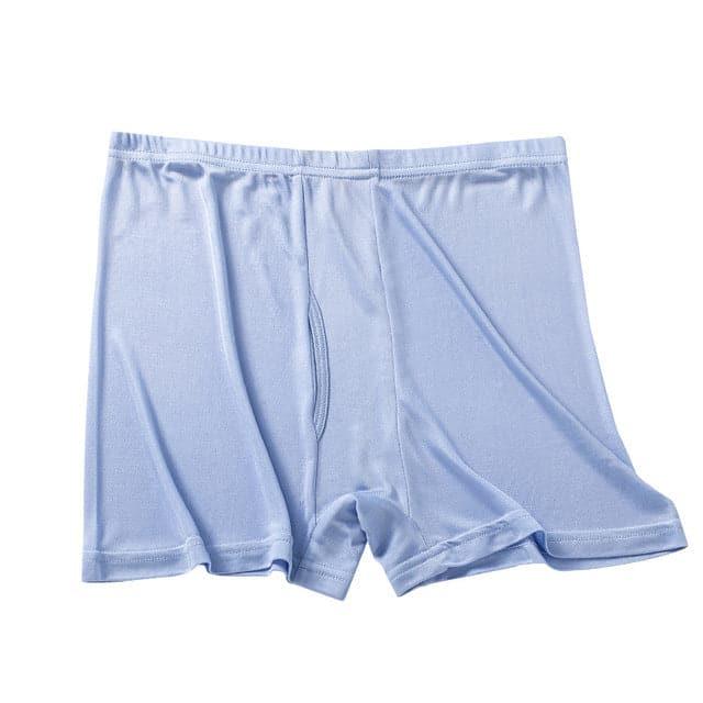 Large Elasticity Knit Soft Silk Boxer Shorts