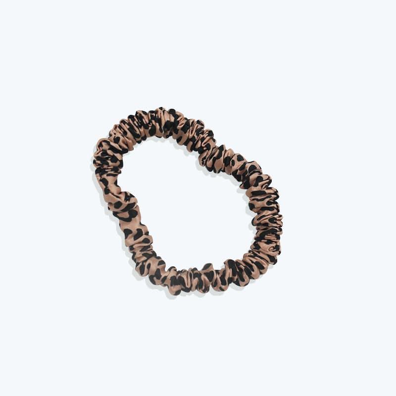 Leopard Fashion Silk Hair Bands Scrunchy - DAISYSILK