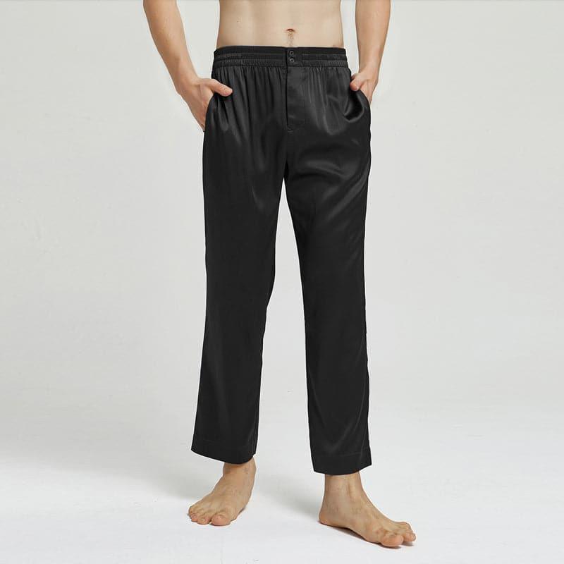 Men's Silk Pajama Pants Sleep Pants - DAISYSILK