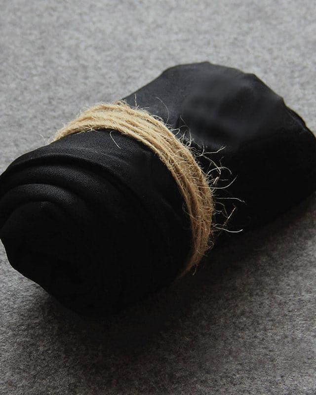 Mulberry Silk Long Thermal Underwear Set for Women Black