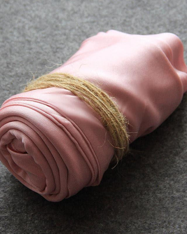 Mulberry Silk Long Thermal Underwear Set for Women Pink