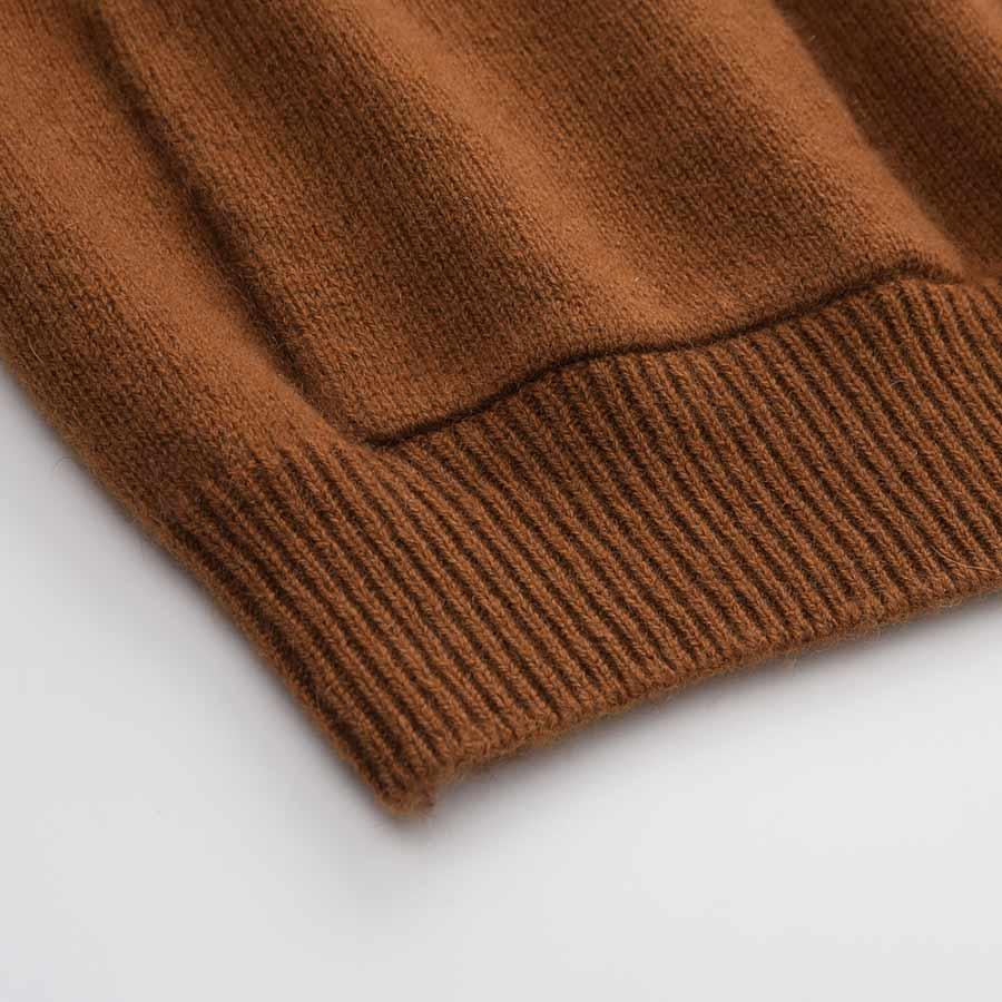 Pure Cashmere Sleeveless V-Neck Sweater Waistcoat - DAISYSILK