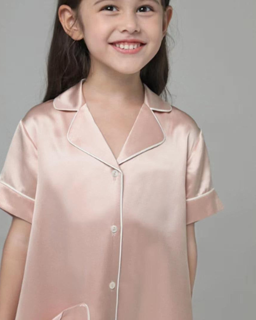 Silk Nightshirt For Girls - DAISYSILK