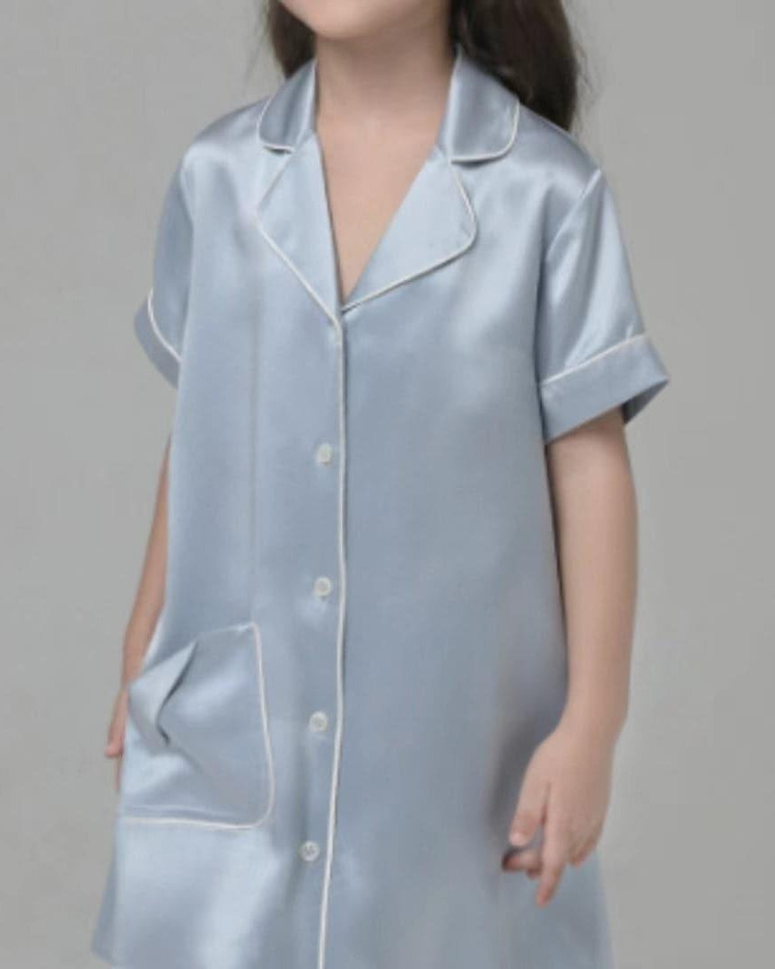 Silk Blouse Nightdress For Girl - DAISYSILK