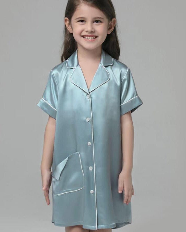 Silk Blouse Nightdress For Girl - DAISYSILK