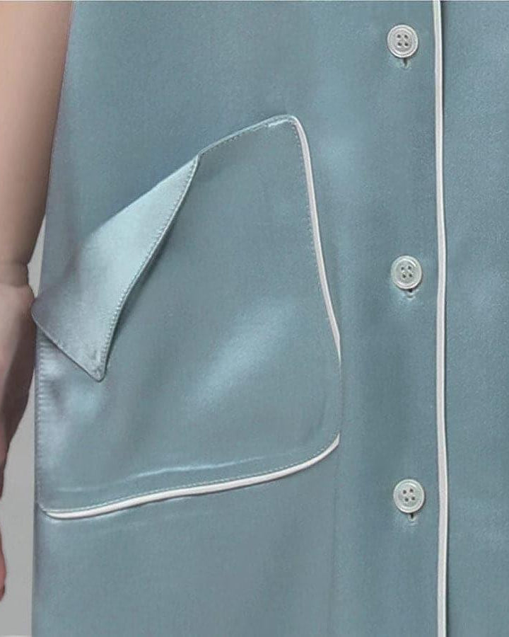 Silk Blouse Nightdress For Girl - DAISYSILK