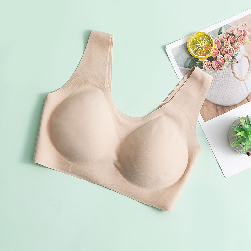 Skin-Friendly Wireless Silk Bra - DAISYSILK