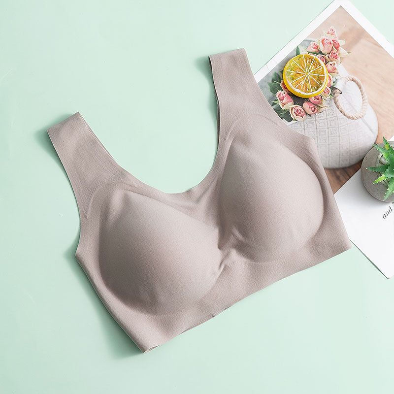 Skin-Friendly Wireless Silk Bra - DAISYSILK