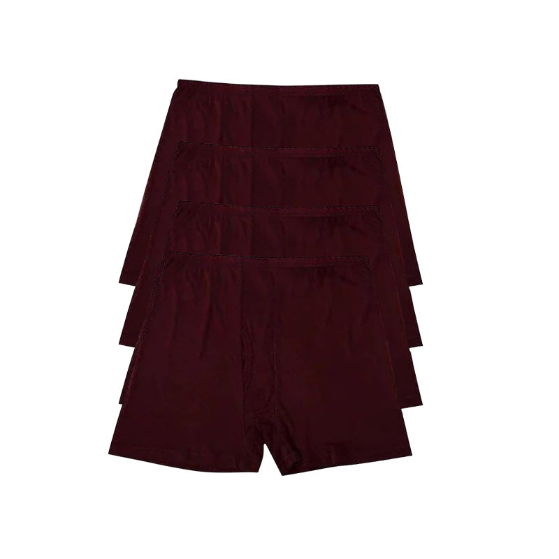 Soft Silk Knit Boxer Shorts 4Pcs for Men - DAISYSILK