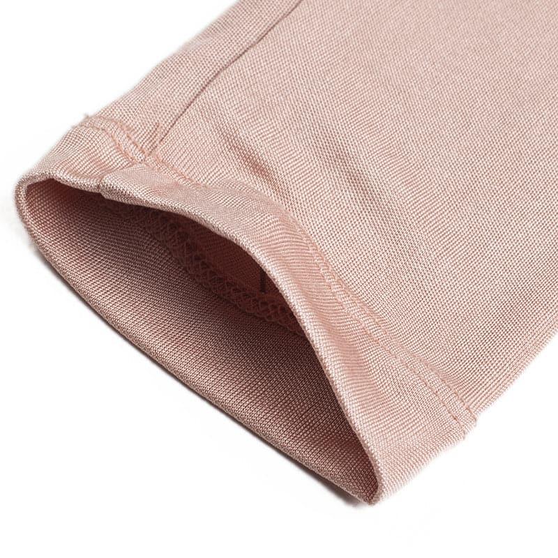 100% Silk Women Thermal Underwear Set, Pink