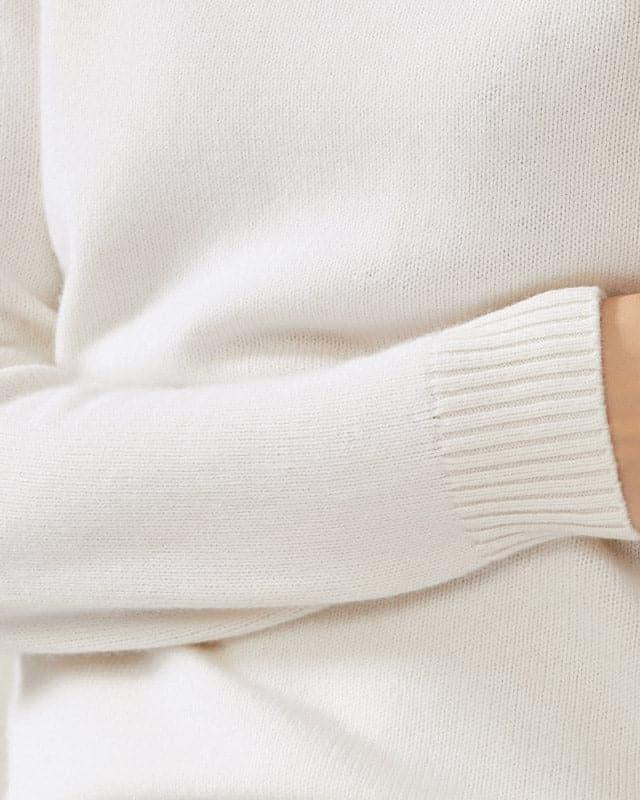 Women's Mock Neck Cashmere Sweater - DAISYSILK