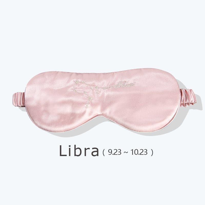 12 Constellation Pink Silk Sleep Mask 22 Momme - DAISYSILK