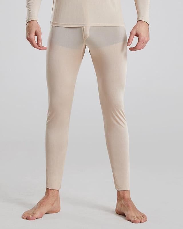 Men's 100% Silk Lightweight Thermal Underwear Set - DAISYSILK
