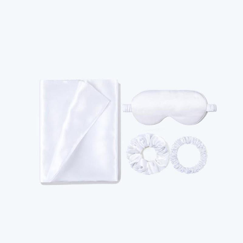 Silk Travel Suit 3 PCS Scrunchy Pillowcase And Eyemask - DAISYSILK