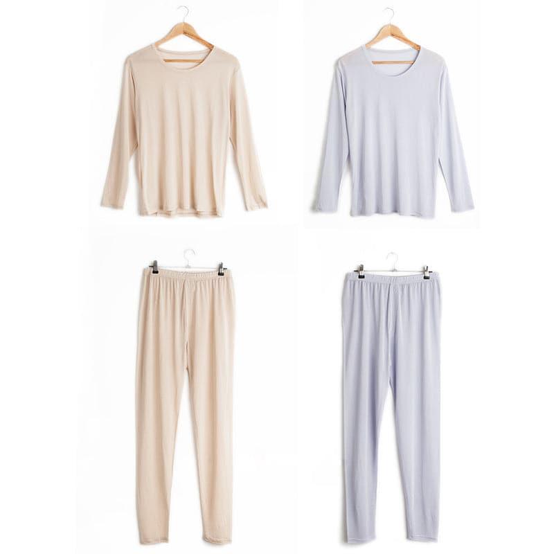 Men's 100% Silk Lightweight Thermal Underwear Set - DAISYSILK