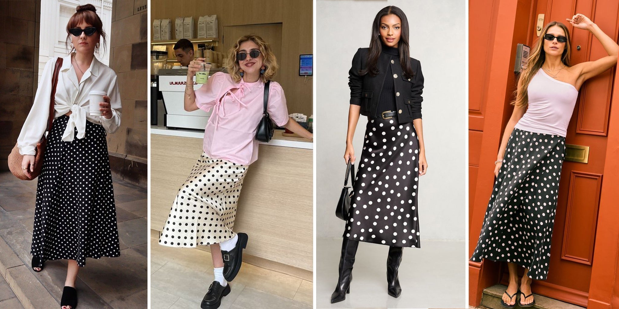 Polka Dot Magic: Effortless Style in Luxurious Silk