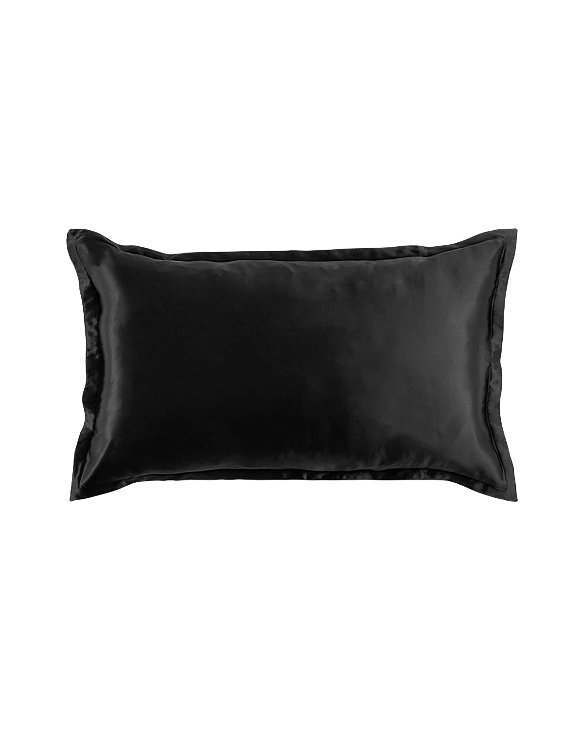 19 Momme Mulberry Silk Oxford Pillowcase, Black