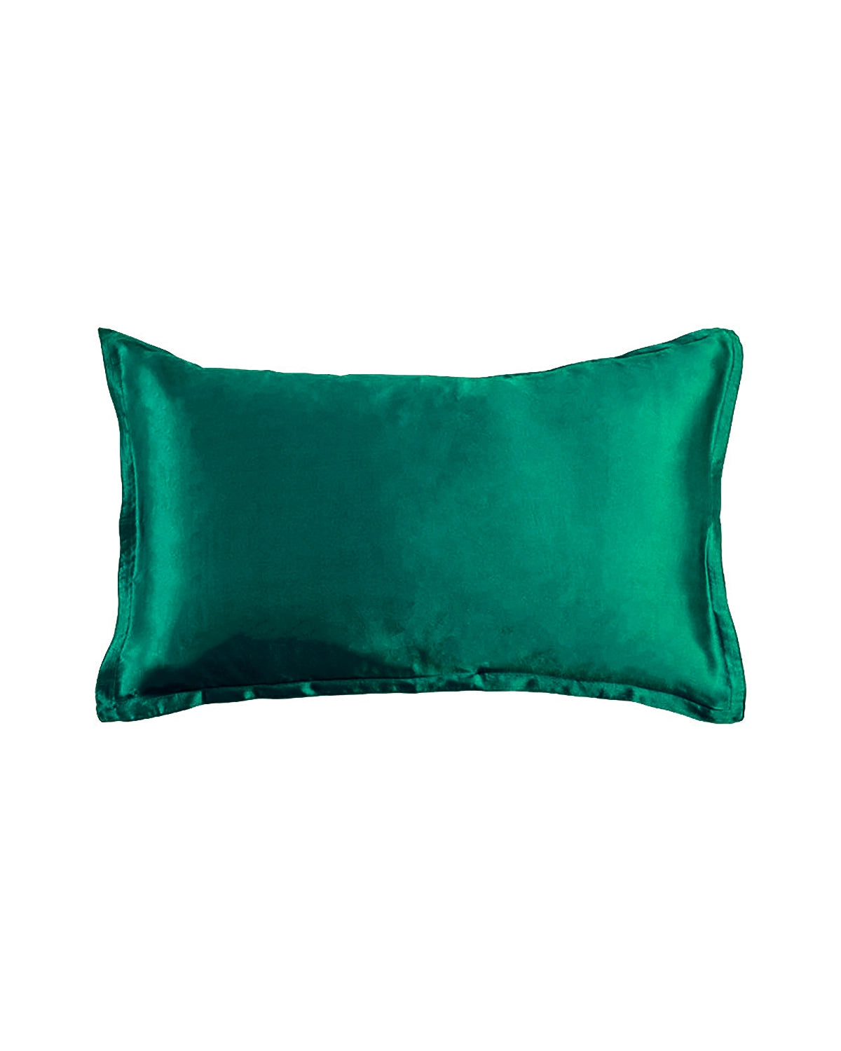 19 Momme Mulberry Silk Oxford Pillowcase, Dark Green