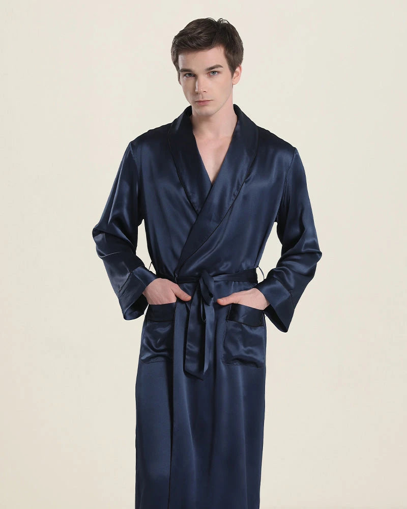 22 Momme Silk Robe Pajamas
