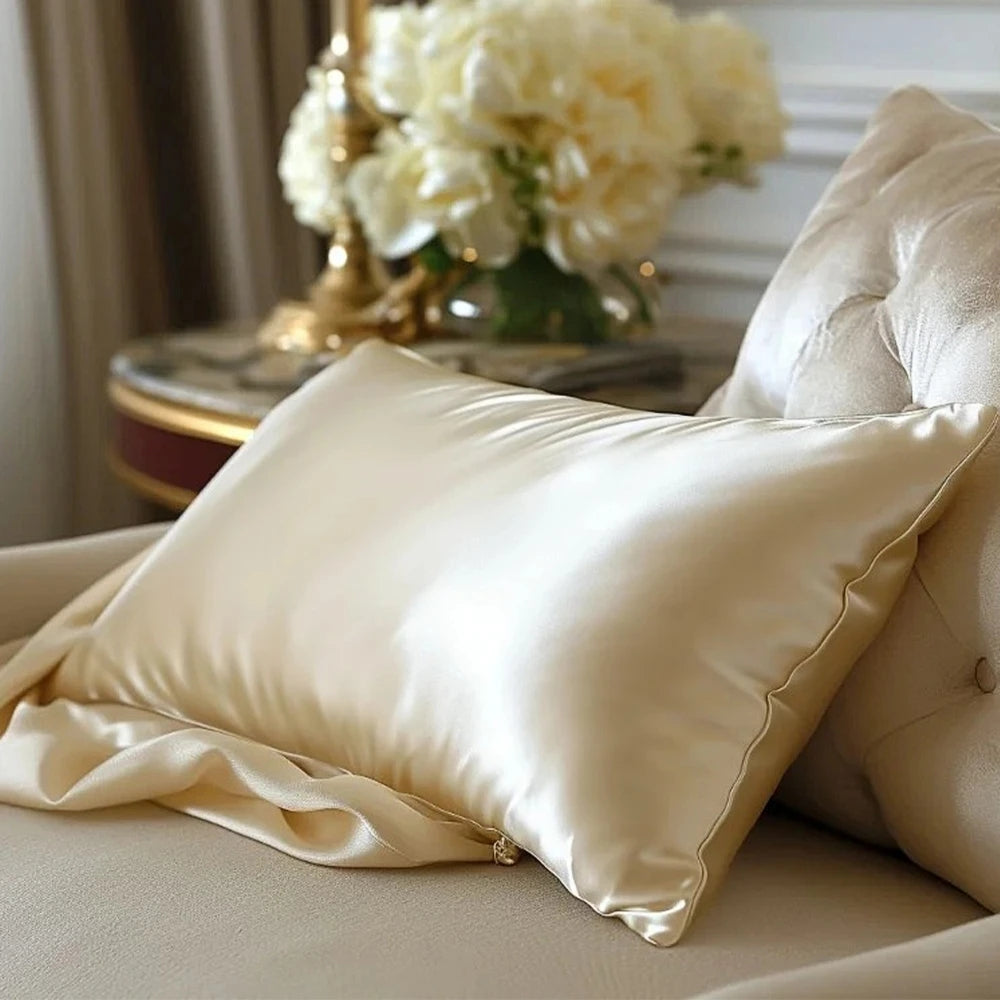 22 Momme Envelope Silk Pillowcase Champagne