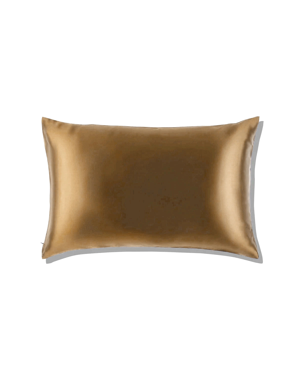 Zippered Silk European Pillowcase, Gold