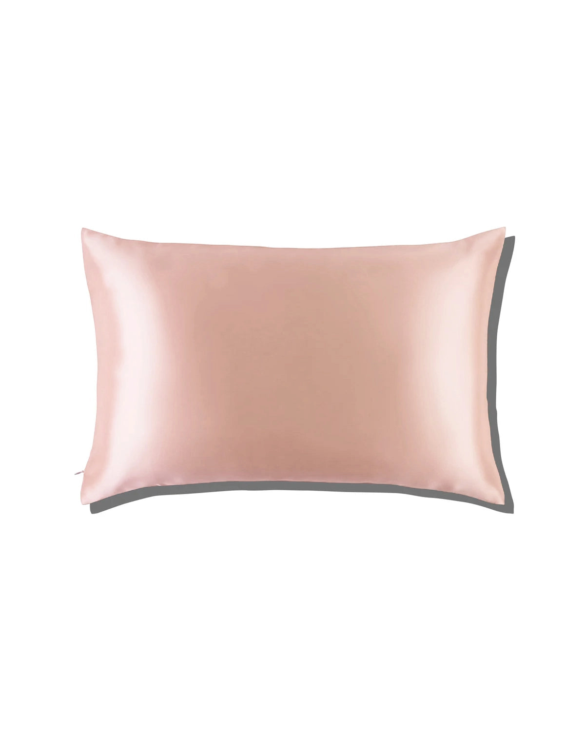 Zippered Silk European Pillowcase, Pink