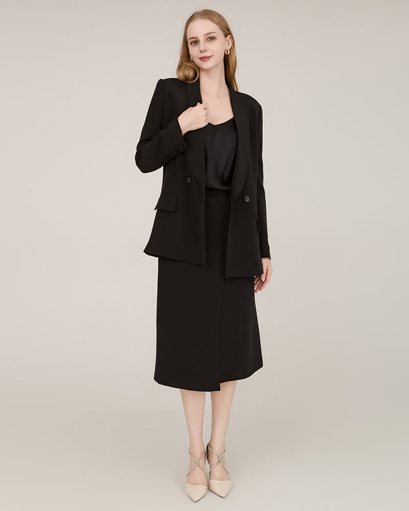 40 Momme Silk Wrap Suit Skirts - DAISYSILK