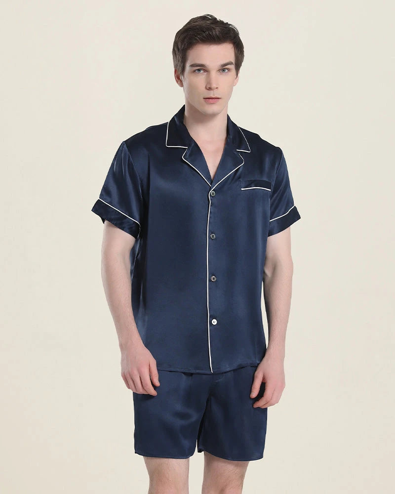Casual Silk Short Pajamas