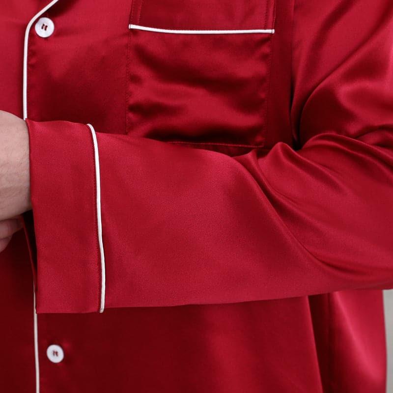 Classic Couple Matching Silk Pajamas Set - DAISYSILK