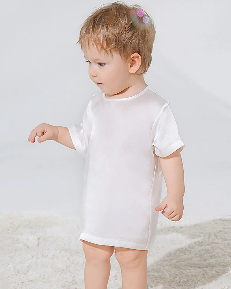 Short Sleeve Silk T Shirt