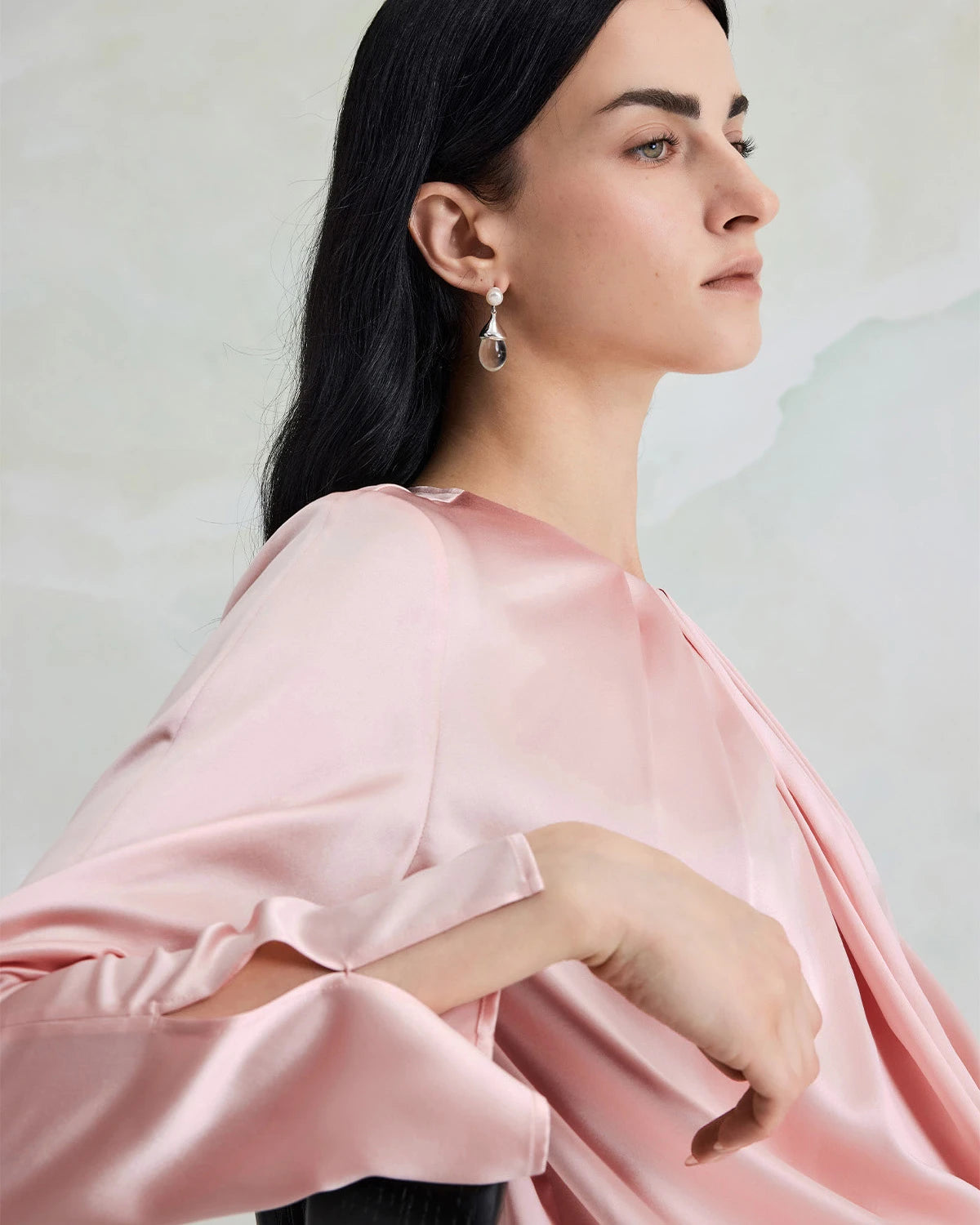 Elegant Washable Silk Pullover Blouse - DAISYSILK