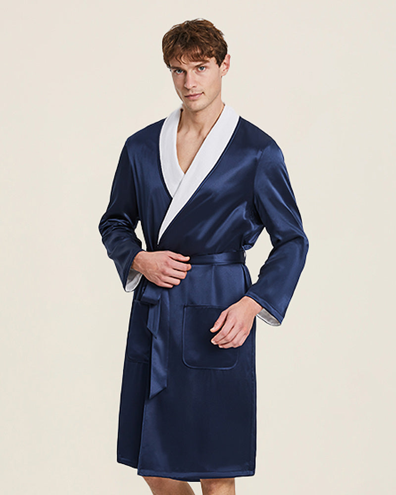 Nightwear Sleeping Robe Mens With Hood Men's Sleepwear Robes