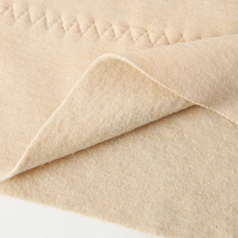 Extra Thermal Silk Vest and Pants Set, Beige