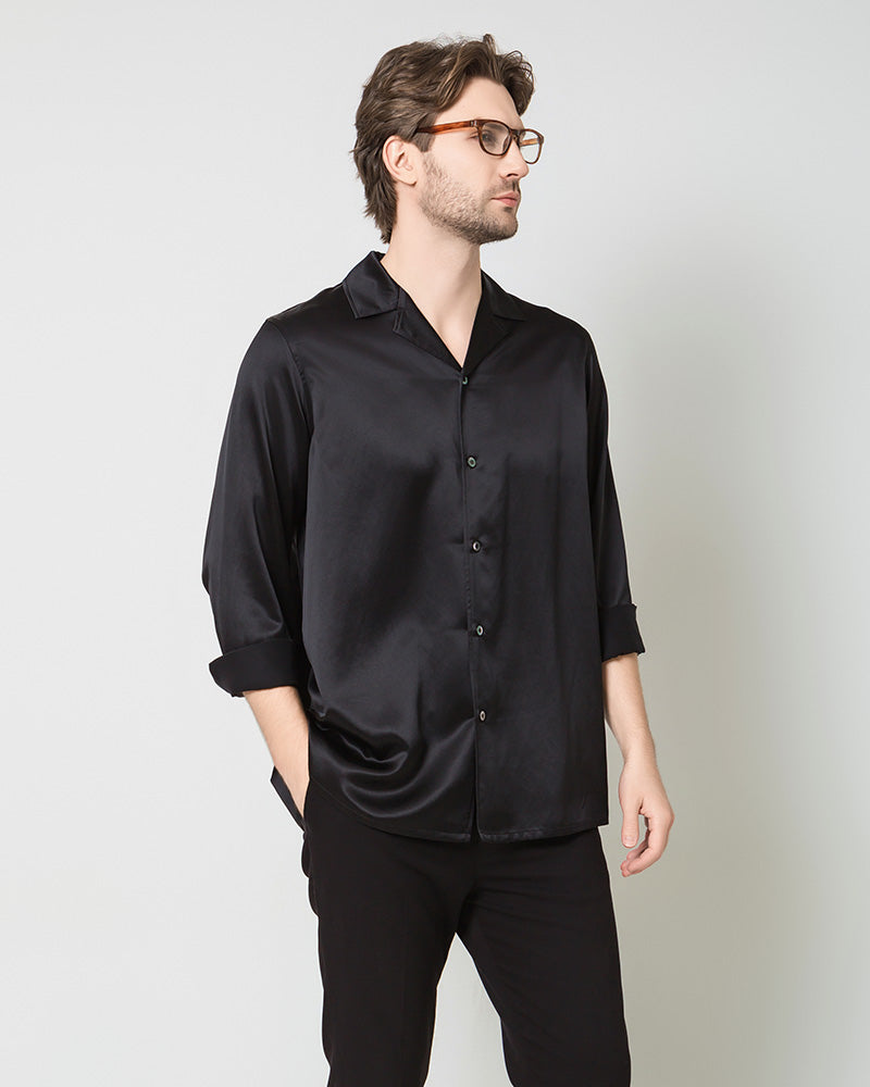 Black Silk Button Down Shirt Mens Black Express Men's Button Down Shirts Silk Shirt Mens Shirt Black Silk Button Down Shirt Mens Black Express Men's Button Down Shirts Silk Shirt Mens Shirt