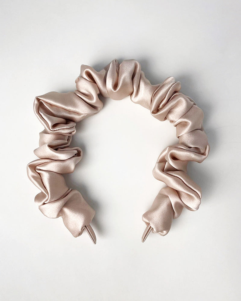 Silk 3.5cm Pleats Hairband - DAISYSILK