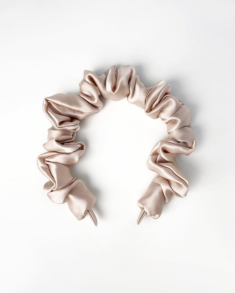 Silk 3.5cm Pleats Hairband - DAISYSILK