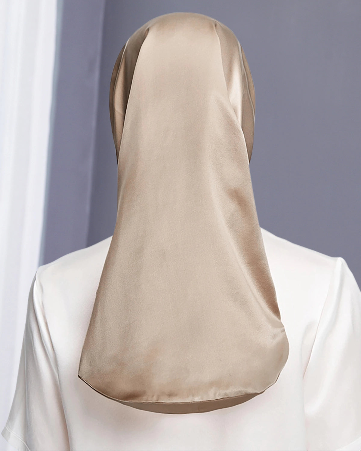 Mulberry Silk Bonnet For Hair, Champagne