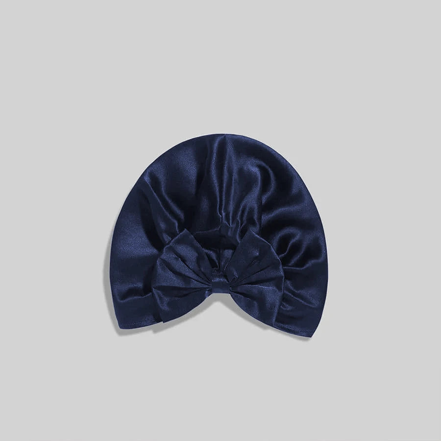 Silk Vintage Bow-Knot Sleep Cap - DAISYSILK