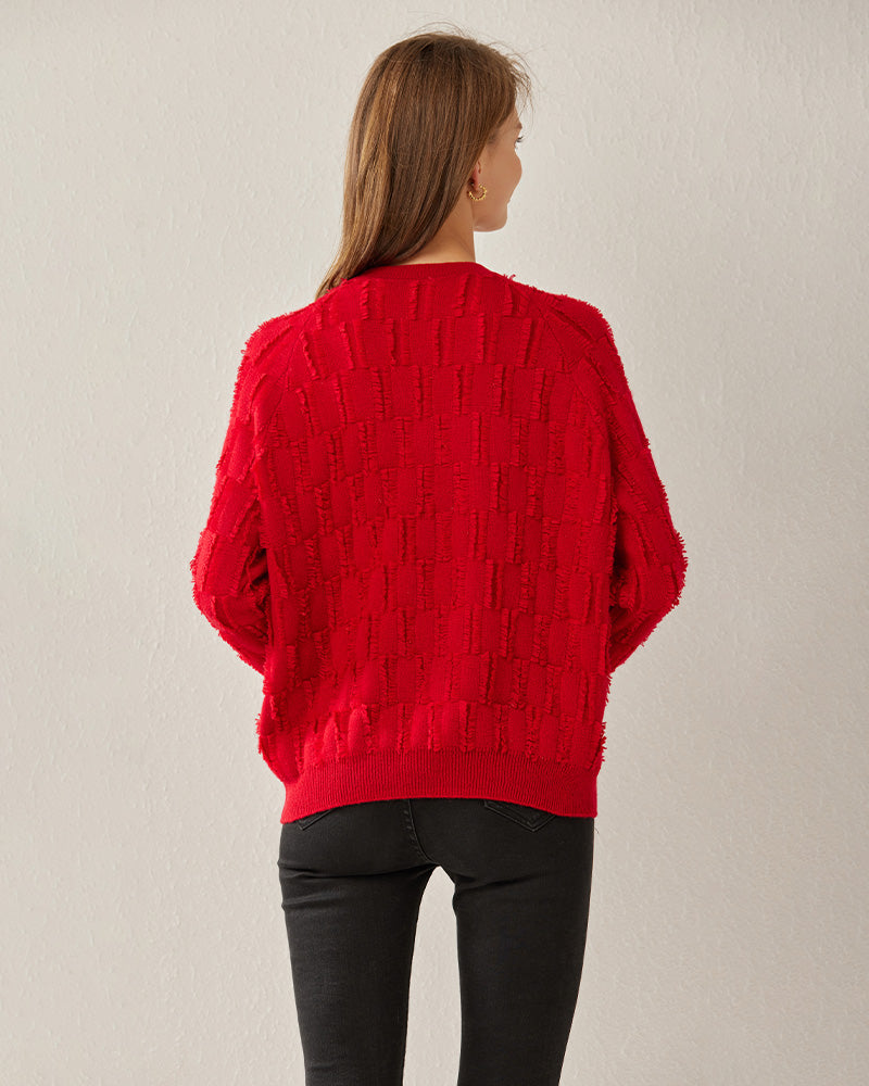 Crew Neck Luxe Cashmere Sweater - DAISYSILK