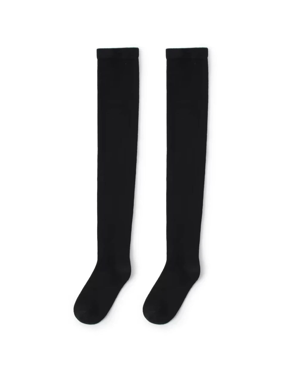 Women's Cashmere Knee-High Socks, Black