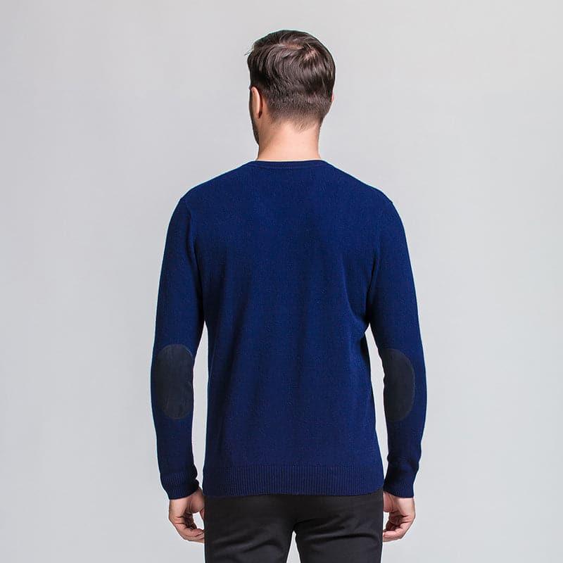 Men's V Neck Cashmere Sweater - DAISYSILK