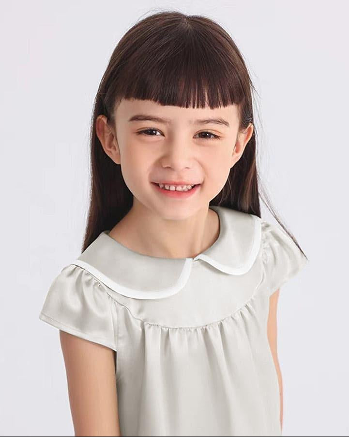 Kids Baby Girl Silk Nightgown - DAISYSILK