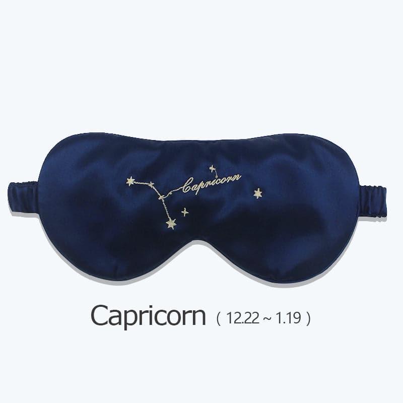 12 Constellation Silk Eye Mask, Navy