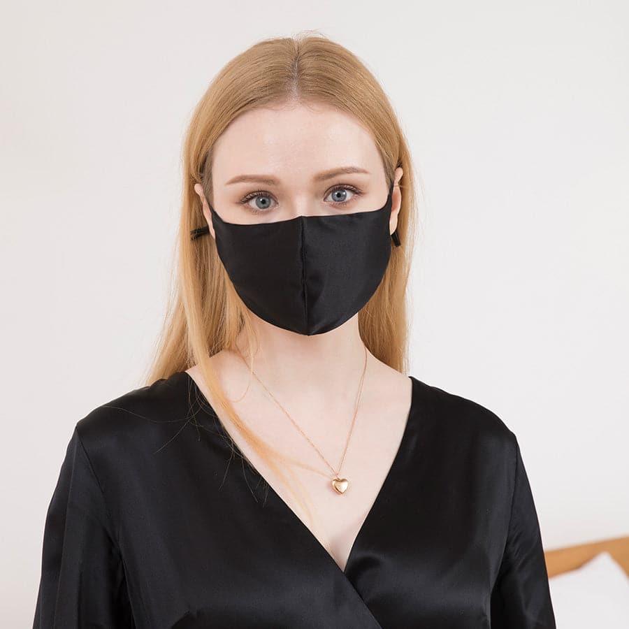 19 Momme Silk Adjustable Design Face Mask