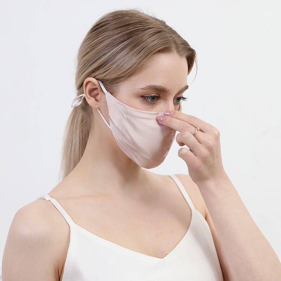 19 Momme Silk Adjustable Design Face Mask - DAISYSILK